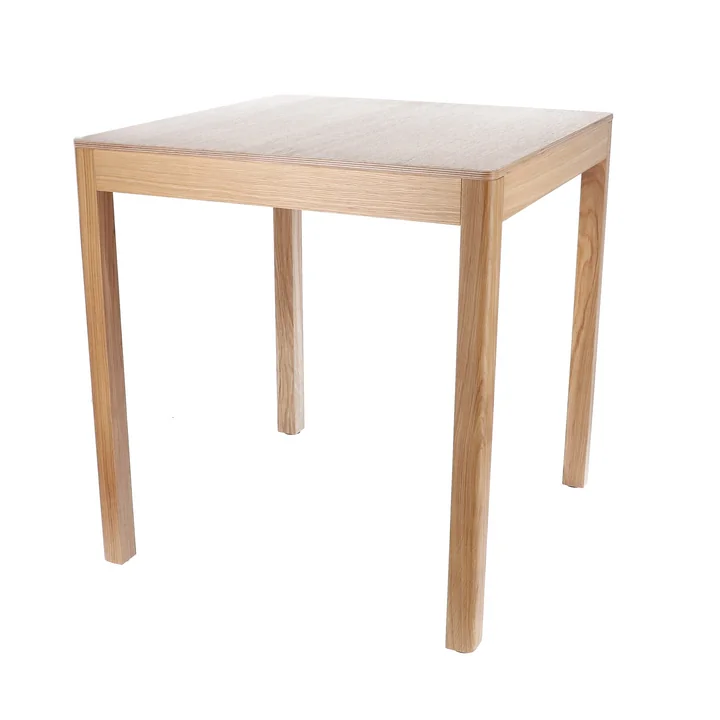 Schäl Table, 70 x70 cm, oak from Jan Kurtz