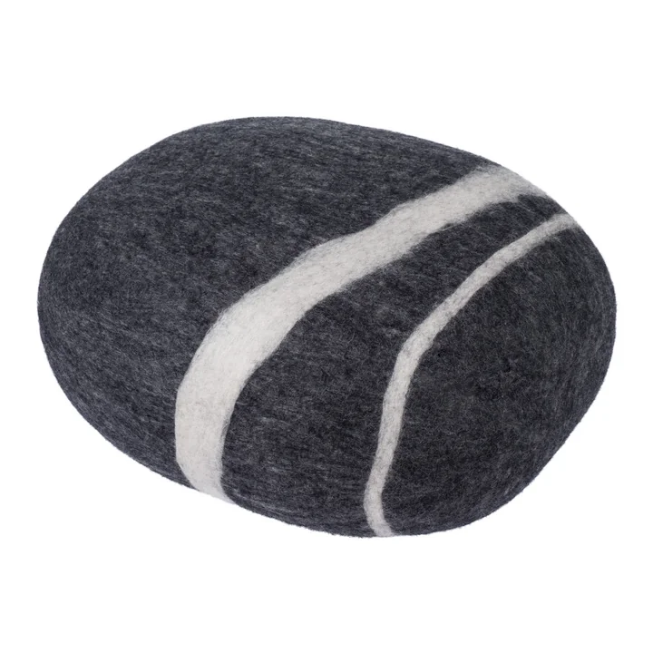 myfelt - Pebble pouf Hugo 2XL, dark gray mottled