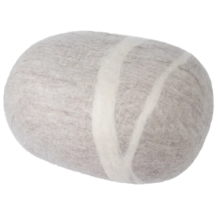 myfelt - Pebble pouf Béla 3XL, light beige