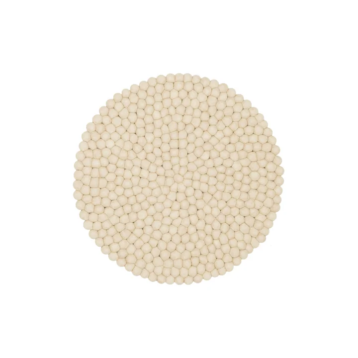 myfelt - Levi seat cushion Ø 36 cm, beige