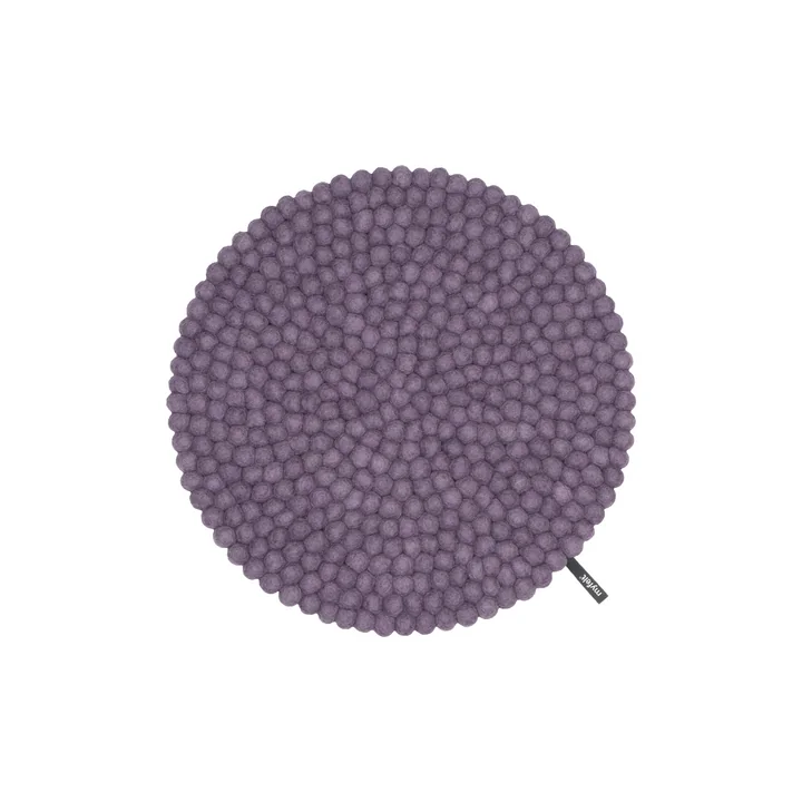 myfelt - Frida seat cushion Ø 36 cm, purple