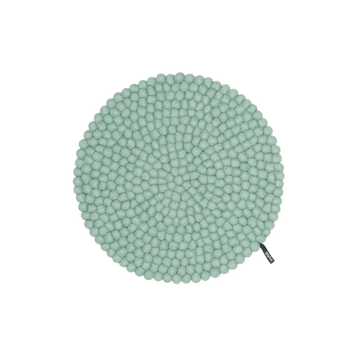 myfelt - Fine seat cushion Ø 36 cm, turquoise