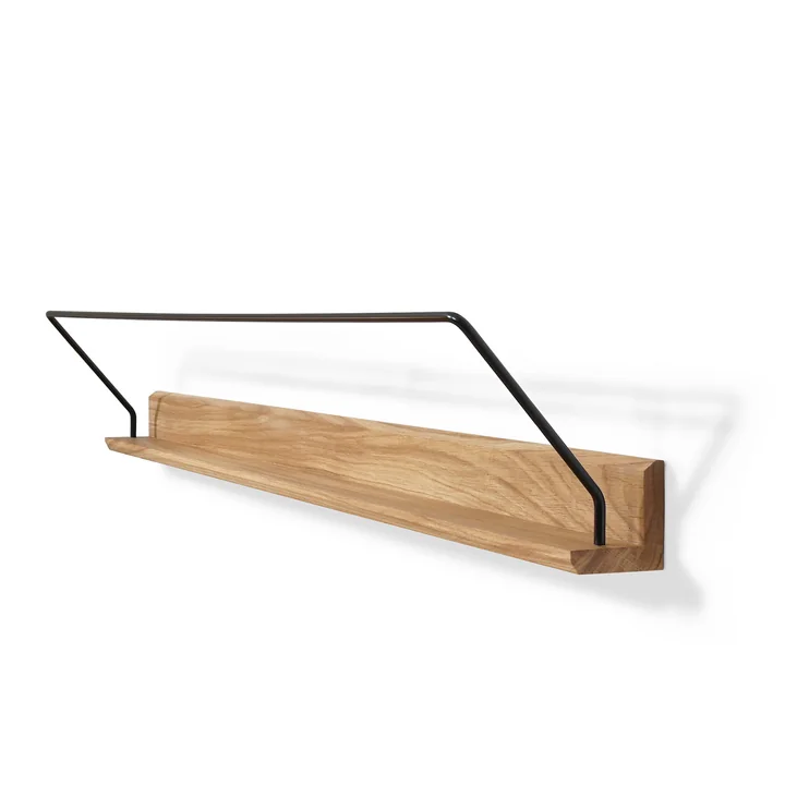 vonbox - Shoe rack Take 5, oiled oak / black