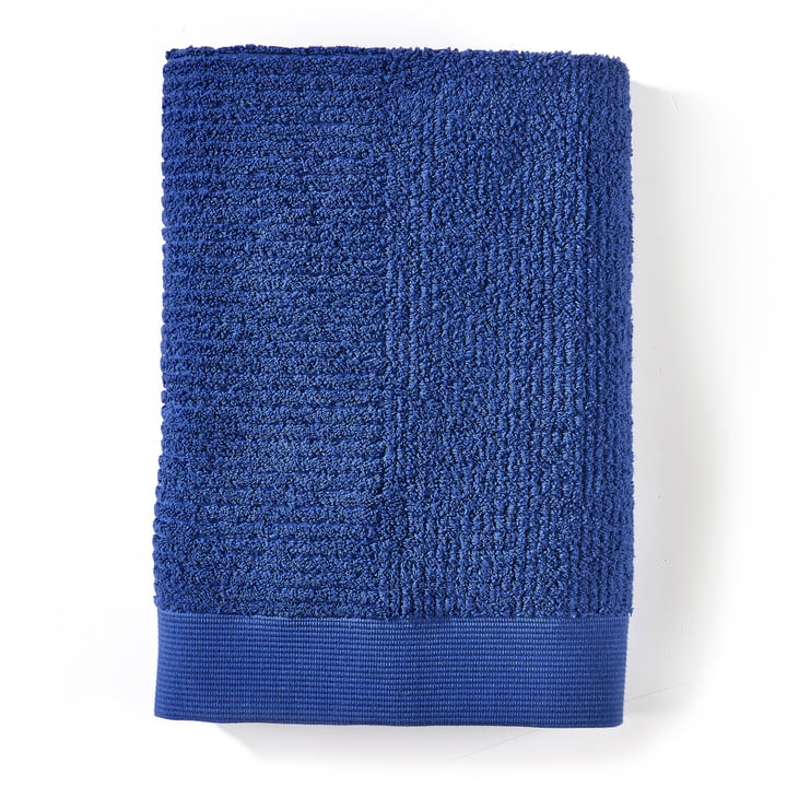 Classic Bath towel, 70 x 140 cm, indigo blue by Zone Denmark