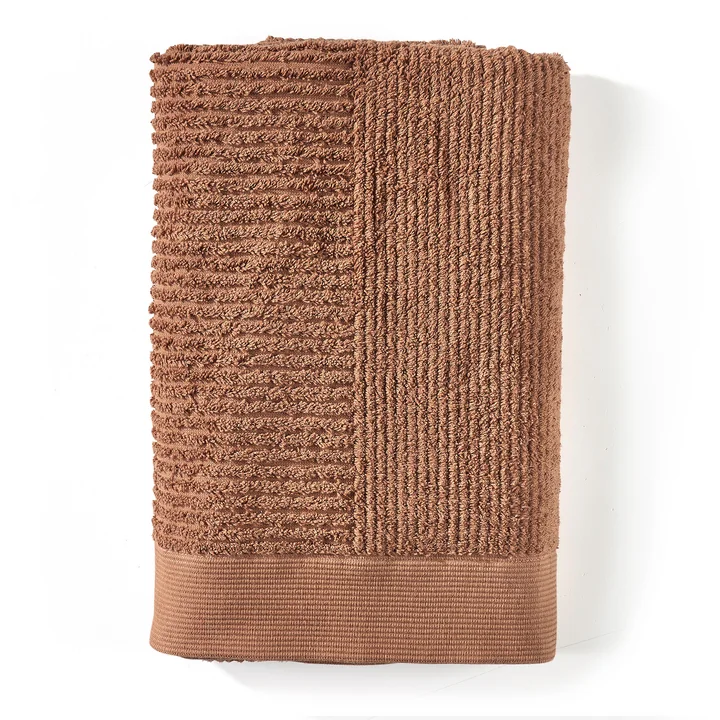 Classic Bath towel, 70 x 140 cm, terracotta by Zone Denmark