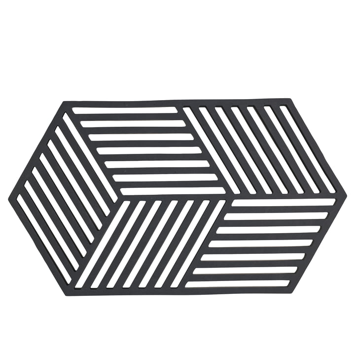 Zone Denmark - Hexagon Coaster, black