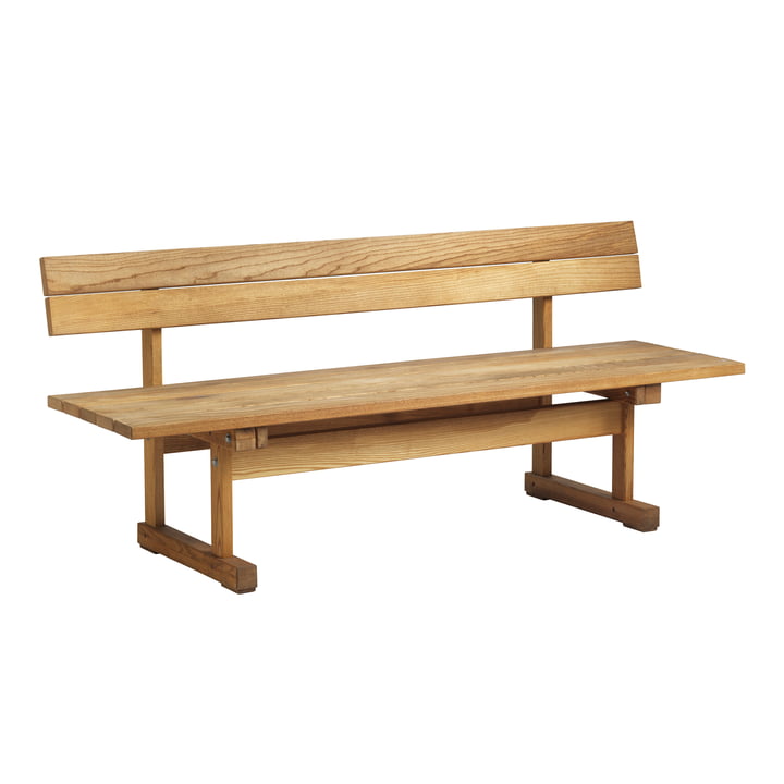 FDB Møbler - M16 Garden bench 56.5 x 180 cm, natural oiled ash