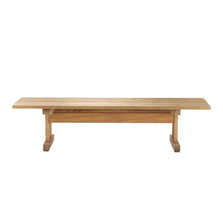 FDB Møbler - M15 Garden bench 49.5 x 180 cm, natural oiled ash