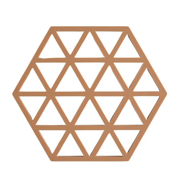 Zone Denmark - Triangle Coaster, 16 x 14cm, light terracotta