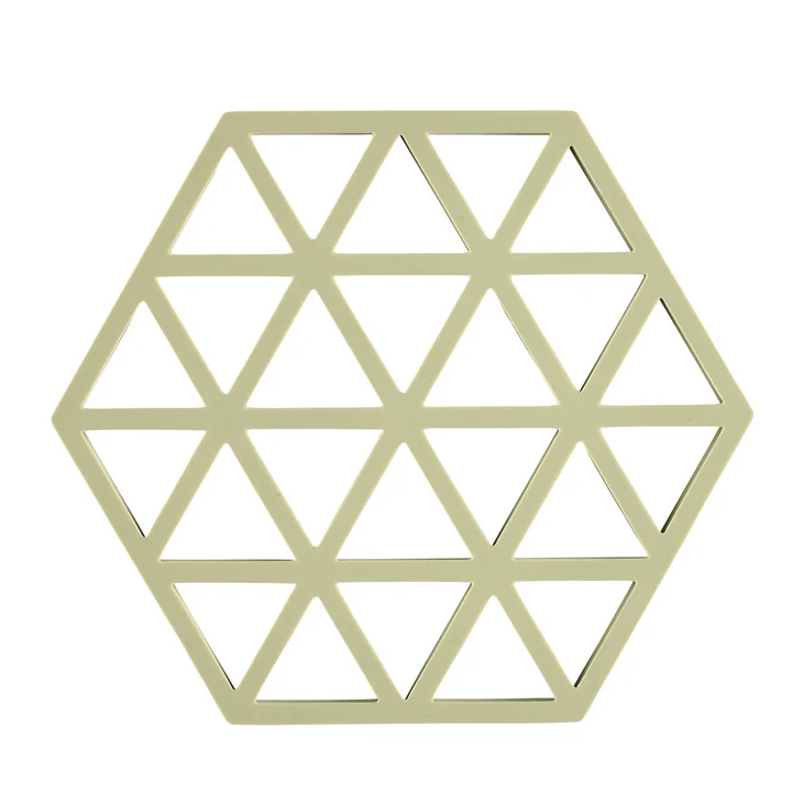 Zone Denmark - Triangle Coaster, 16 x 14cm, matcha green
