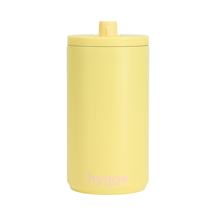 Travel Mug, 0.35 l, hygge / yellow by Design Letters