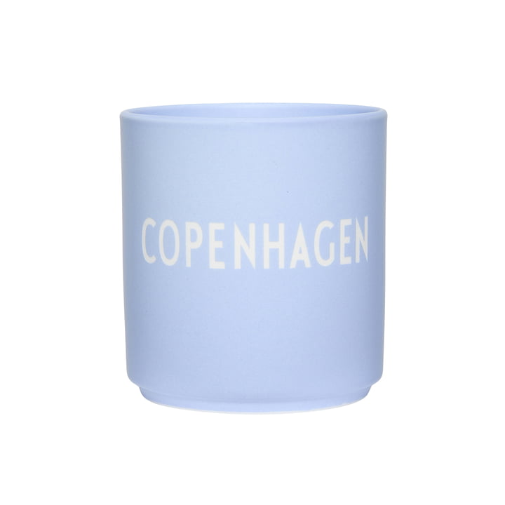 AJ Favourite Porcelain mug, Copenhagen / dusty blue by Design Letters