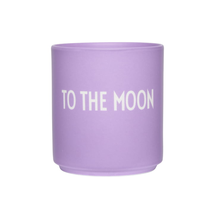 AJ Favourite Porcelain mug, to the moon / lilac breeze by design Letters