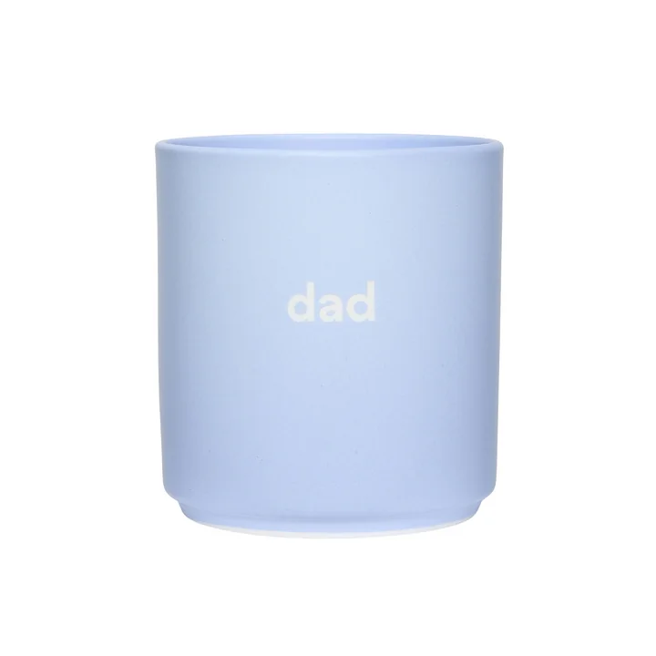 AJ Favourite Porcelain mug, dad / dusty blue by Design Letters