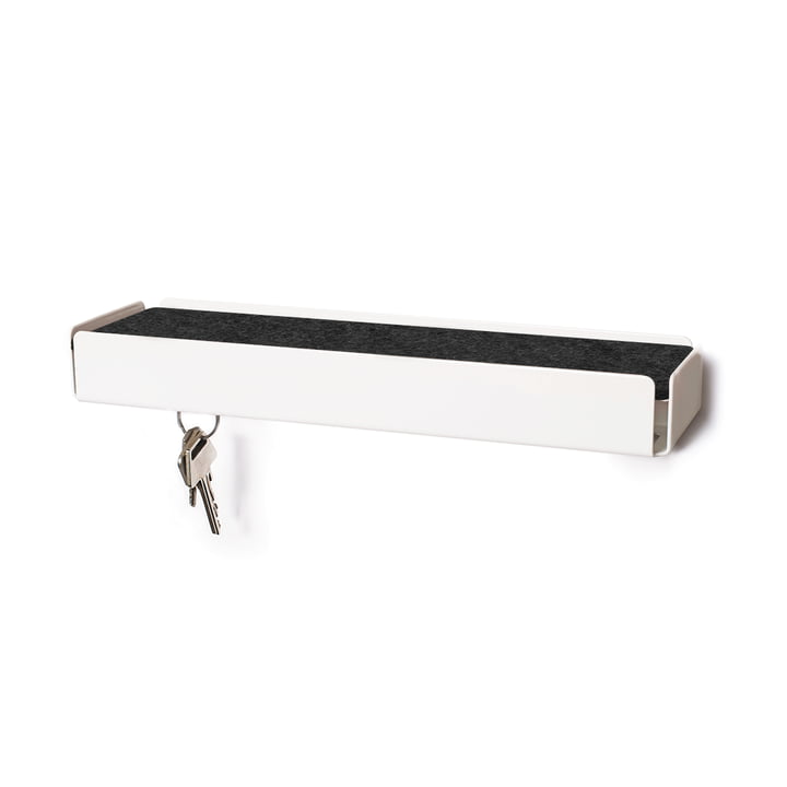 Copy - Konstantin Slawinski - SL35 Key-Box Key box, white / felt dark gray mottled