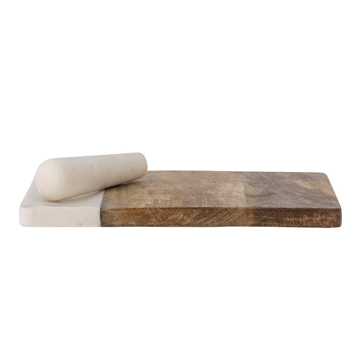 Havannah chopping board with mortar from Bloomingville