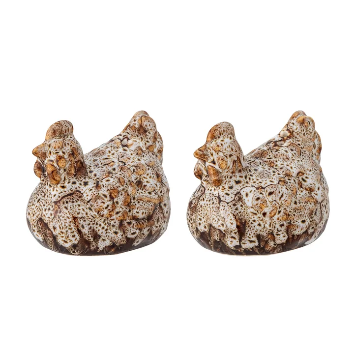 Bloomingville - Chicky Salt & Pepper shaker, brown