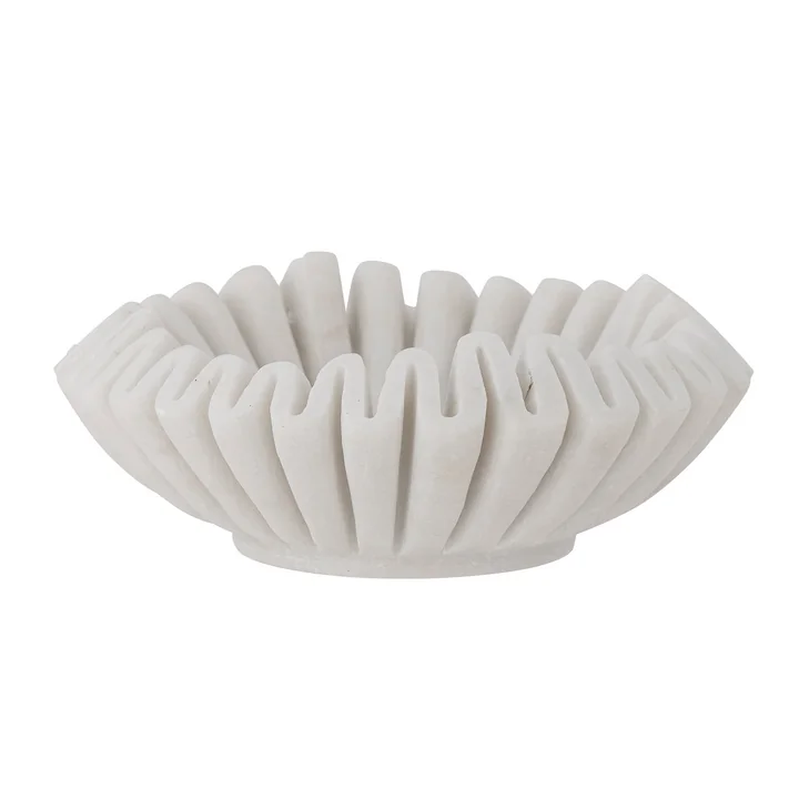 Bloomingville - Harmonia bowl, white marble