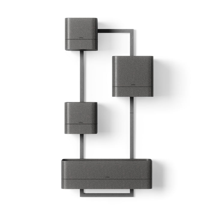 Cubiko Wall plant box, black from Umbra