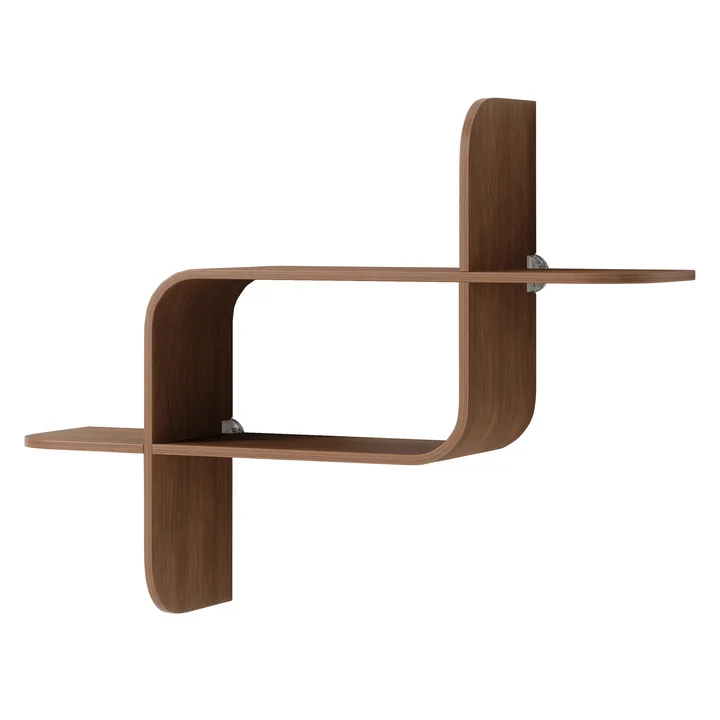 Montage Suspended shelf, rubberwood walnut from Umbra