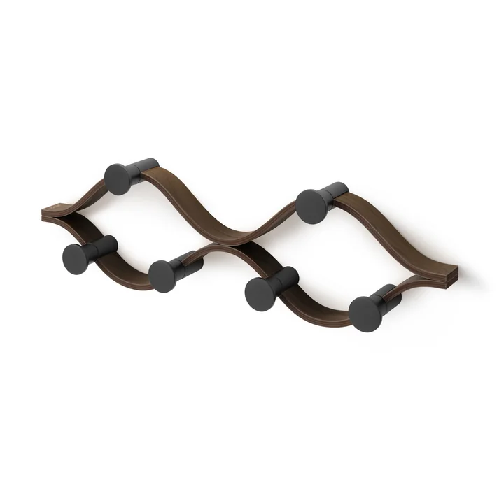 Montage Wall-mounted wardrobe, black / walnut from Umbra