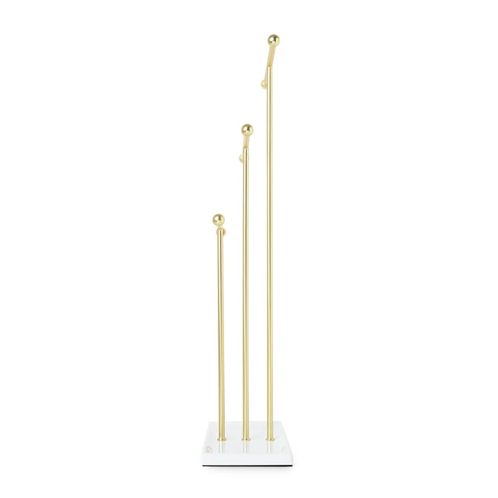 Umbra - Trigem Jewelry stand, brass / white