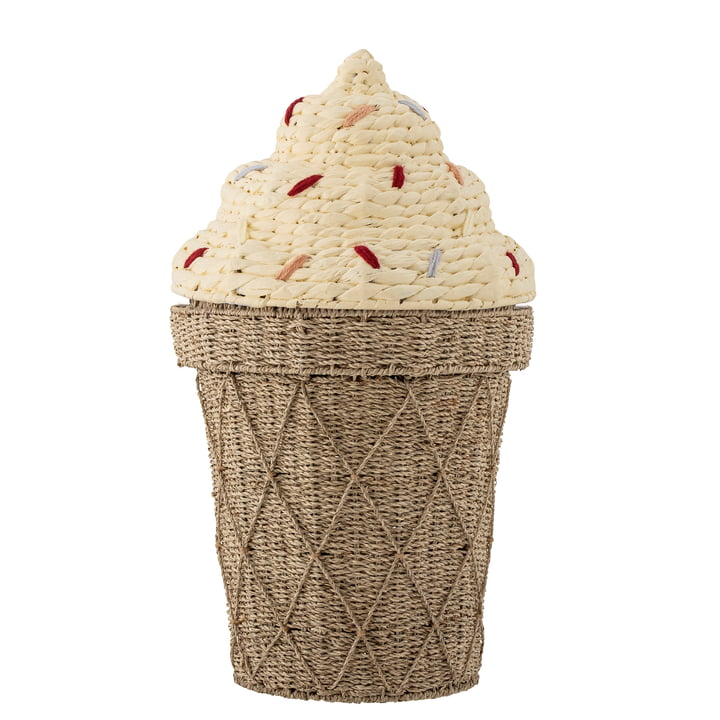 Bloomingville Mini - Cillie Basket with lid, natural