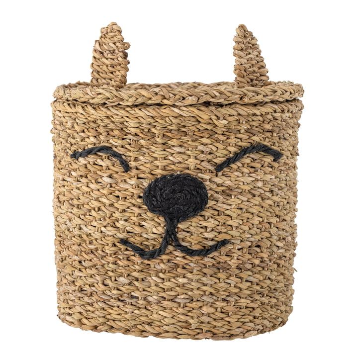 Bloomingville Mini - Mikki Basket with lid, seagrass