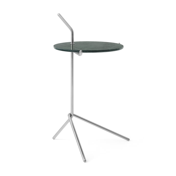 Halten Side Table SH9, Verde Guatemala / stainless steel polished by & Tradition