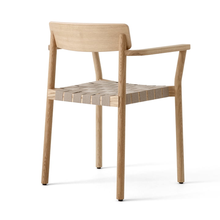 Betty TK9 Armchair, natural oak / natural fabric by & Tradition