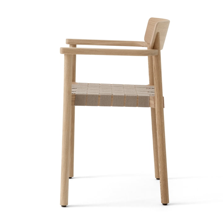 Betty TK9 Armchair, natural oak / natural fabric by & Tradition