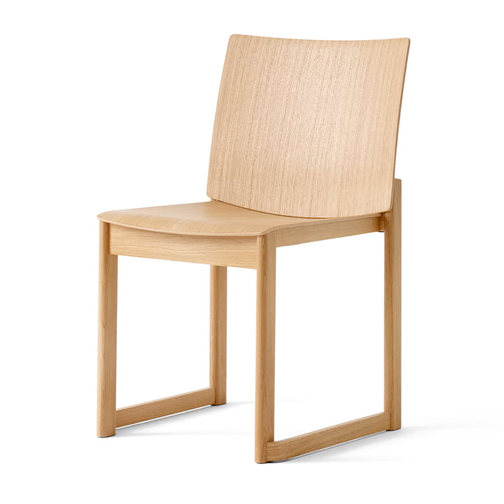 Allwood Side Chair AV35, oak lacquered from & Tradition