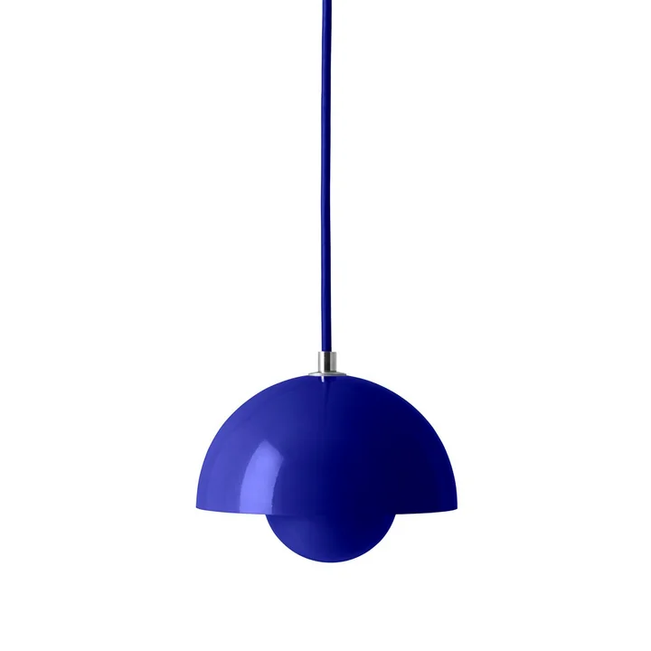 FlowerPot Pendant light VP10, cobalt blue from & Tradition