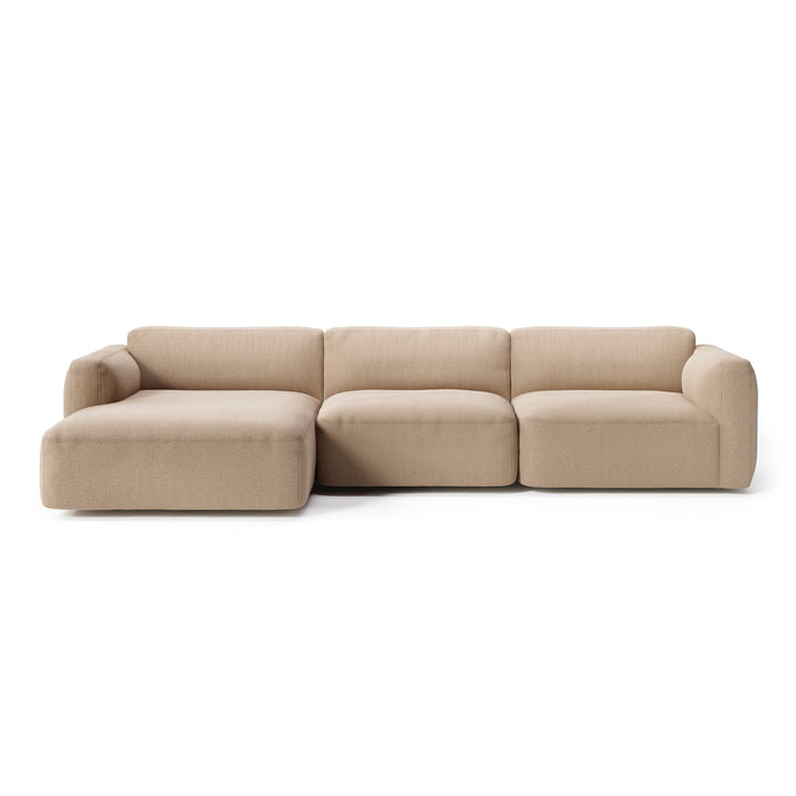 Develius Mellow Corner sofa, configuration E, beige (Karakorum 003) from & Tradition