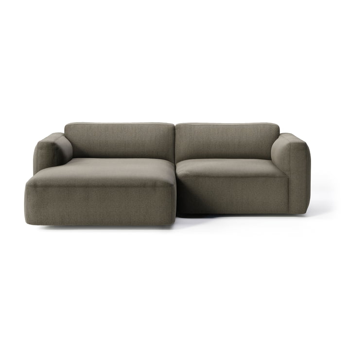 Develius Mellow Corner sofa, configuration C, warm gray (Barnum 08) from & Tradition