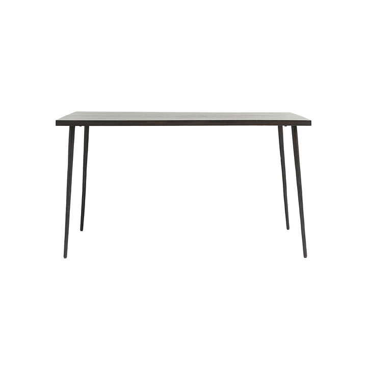 House Doctor - Slated Dining table, 80 x140 cm, mango wood black