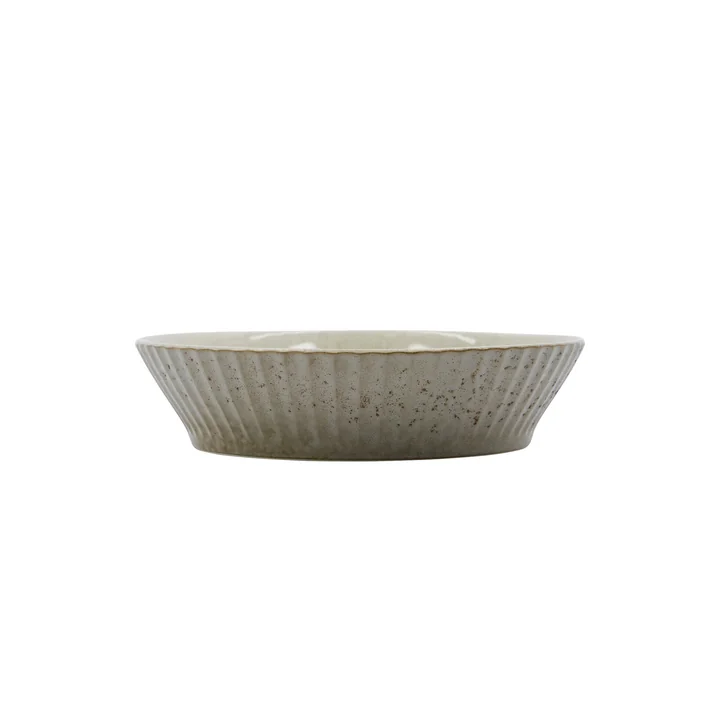 House Doctor - Pleat Bowl, D17.5 cm, gray/brown