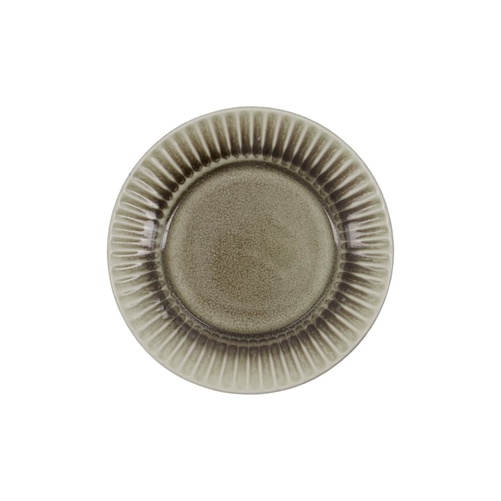 House Doctor - Pleat Cake plate, gray / brown