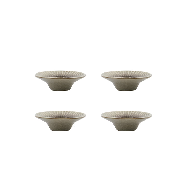 House Doctor - Pleat Egg cup, gray / brown