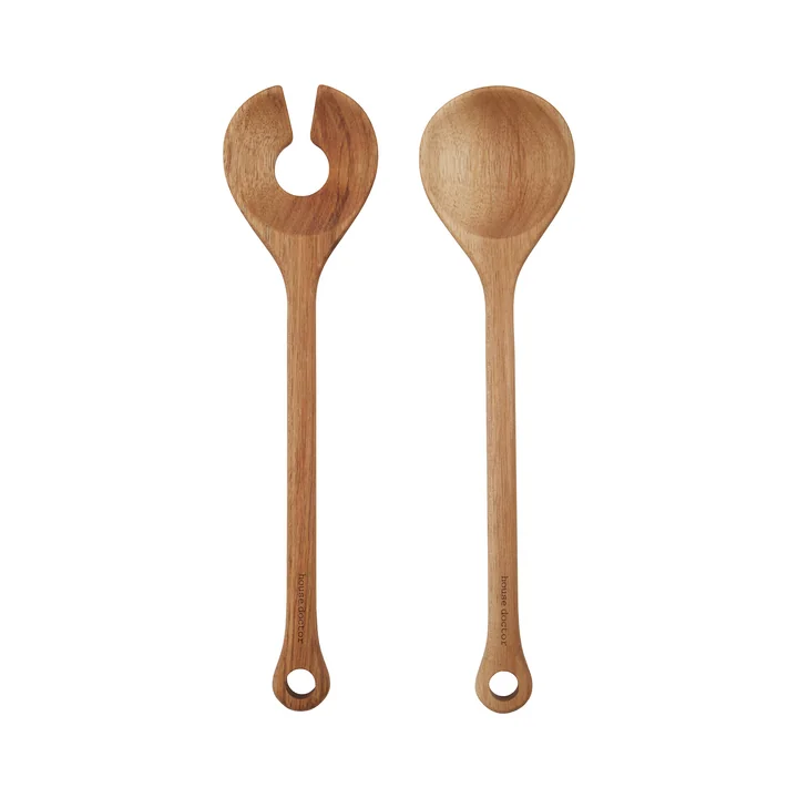 House Doctor - Eya salad servers, acacia