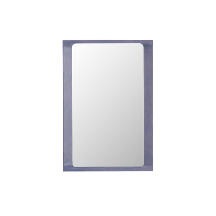 Arced Mirror, 80 x 55 cm, light purple from Muuto