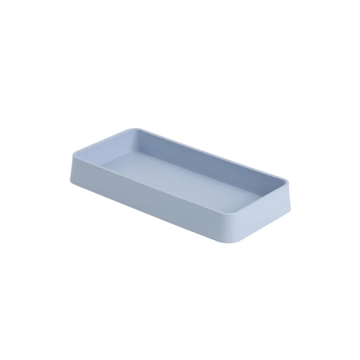 Arrange desktop tray, 12 x 25 cm, light blue by Muuto