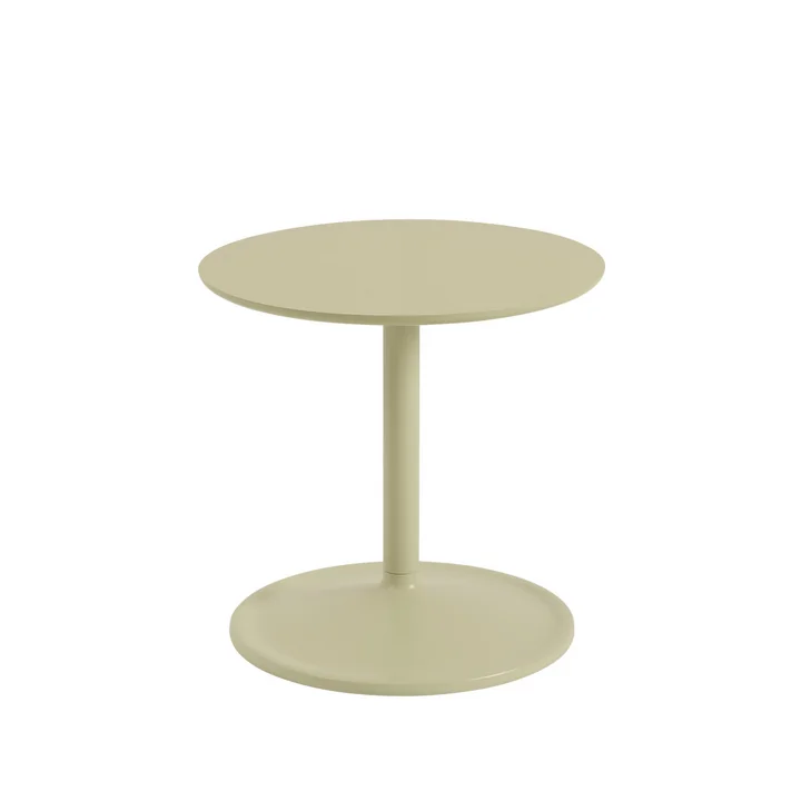 Muuto - Soft Side table, Ø 41 cm, H 40 cm, beige green