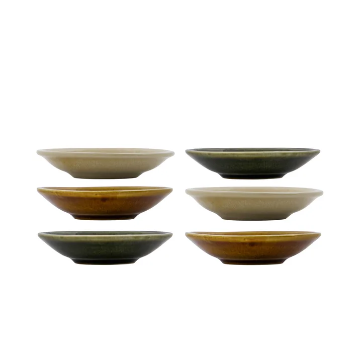 Hala Bowl, green / yellow / mocha from Nicolas Vahé