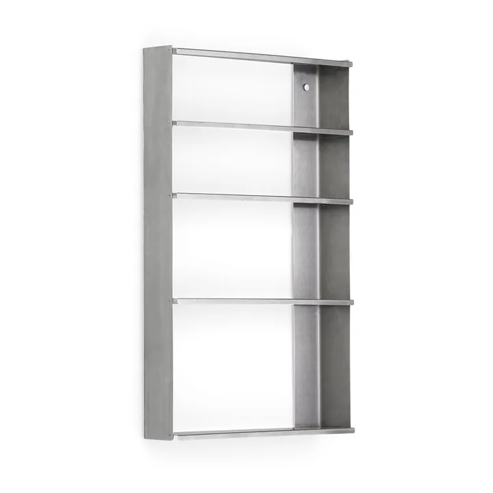 Taper Wall shelf, stainless steel from Form & Refine