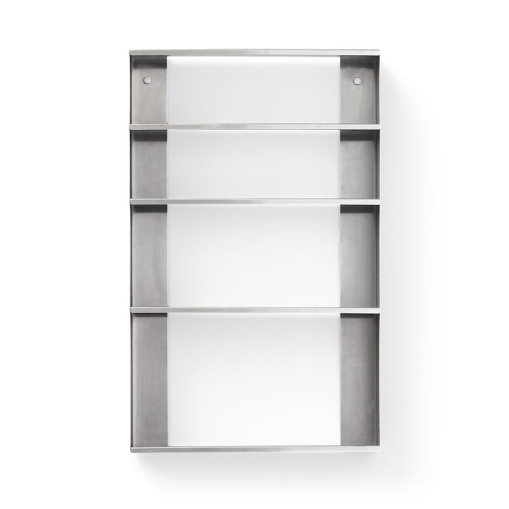 Taper wall shelf, stainless steel from Form & Refine