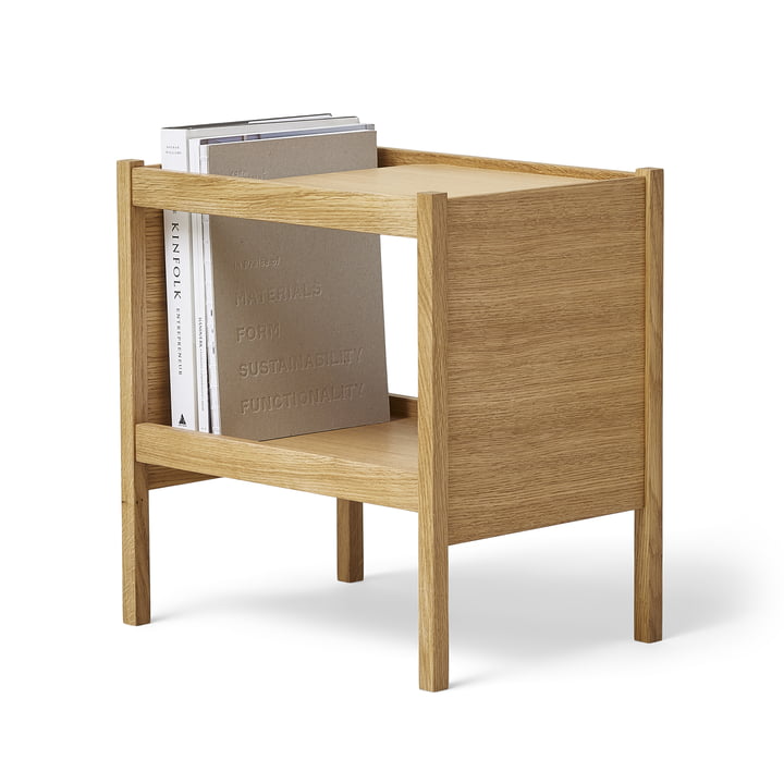 Journal Side table, oiled oak from Form & Refine