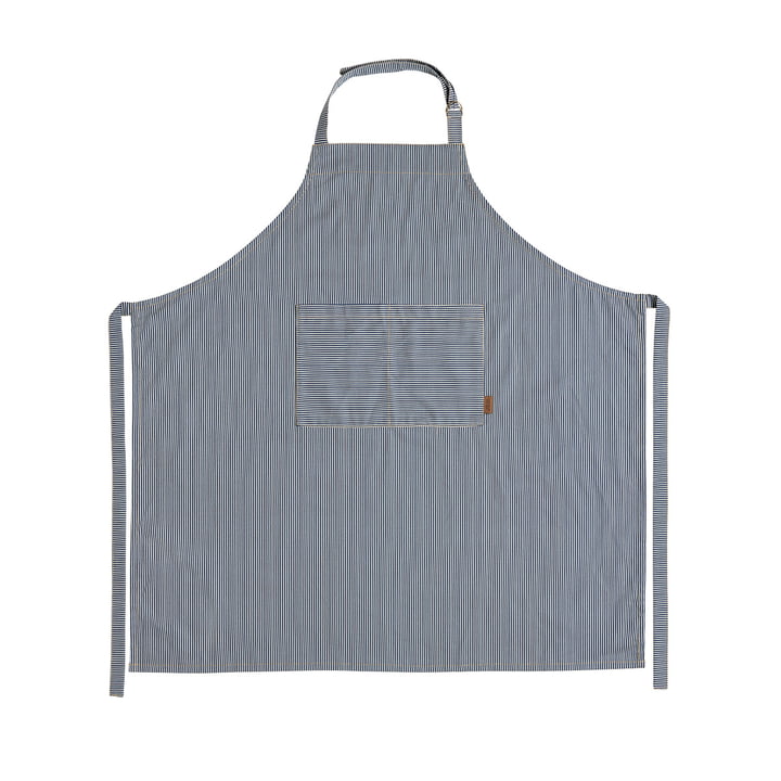 Striped denim apron from OYOY