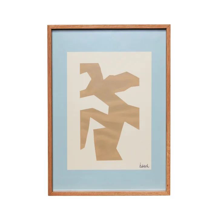 Focal Frame, 50 x 70 cm, walnut from Hübsch Interior