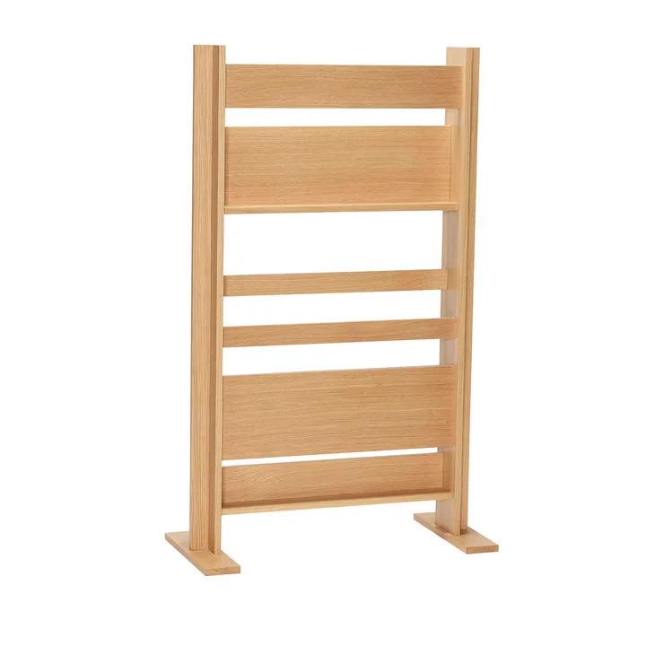 Forma magazine holder, natural from Hübsch Interior